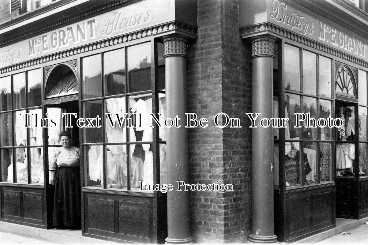 LO 32 - Mrs E Grant, Drapery Shop Front, Kennington, London