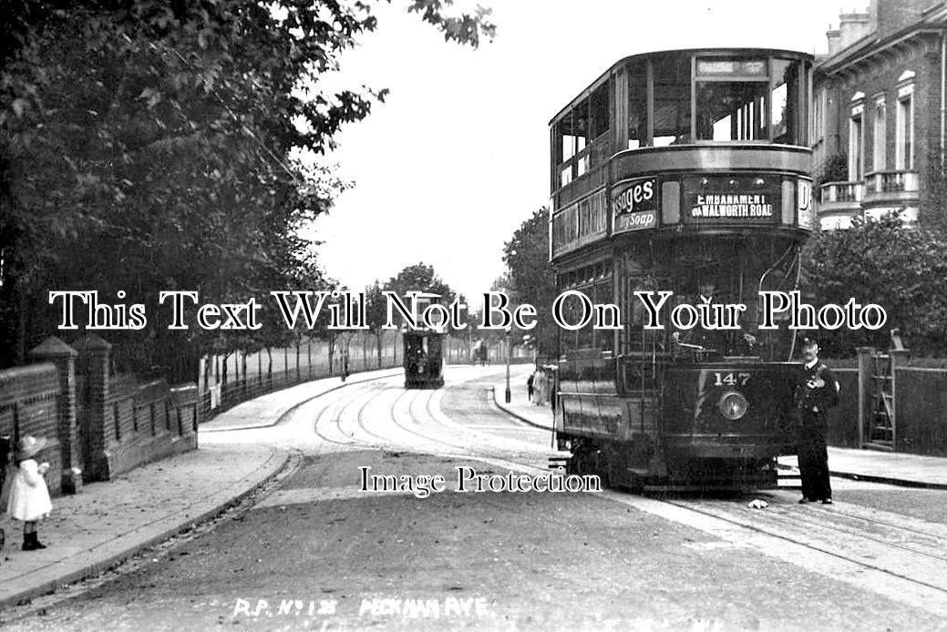 LO 3220 - Trams, Peckham Rye, London