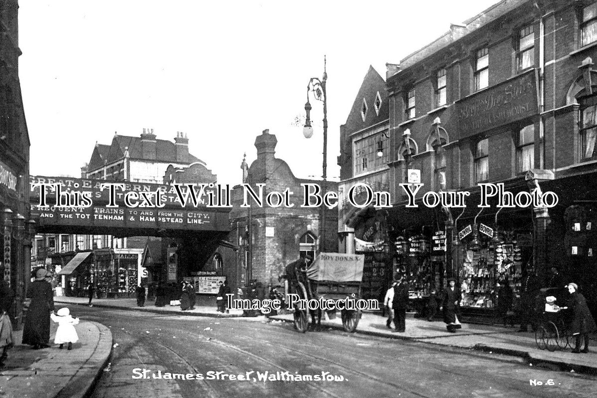LO 3281 - St James Street, Walthamstow, London c1907