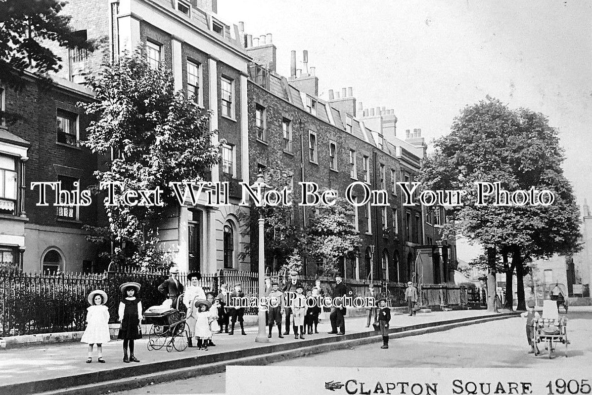LO 3308 - Clapton Square, Hackney, London c1905