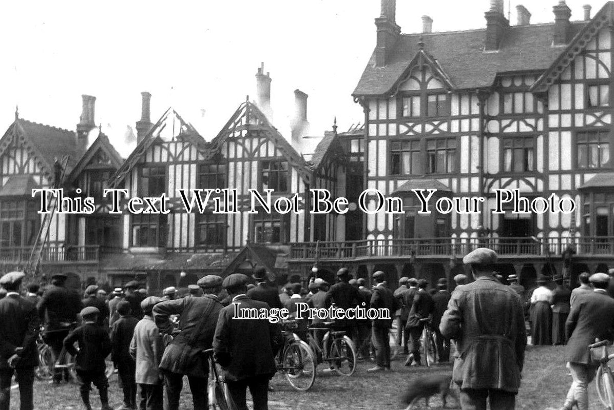 LO 3421 - Fire At Royal Forest Hotel, Chingford, London c1912