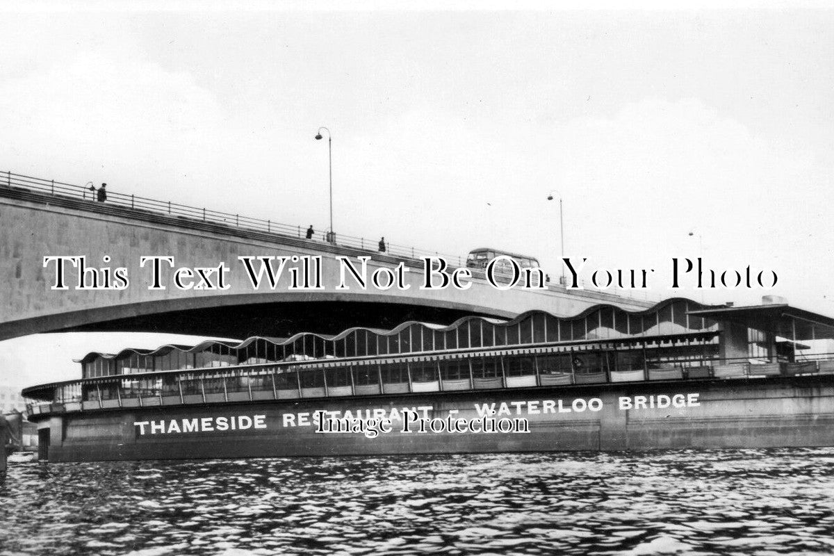 LO 3432 - Thameside Restaurant, Waterloo Bridge, London