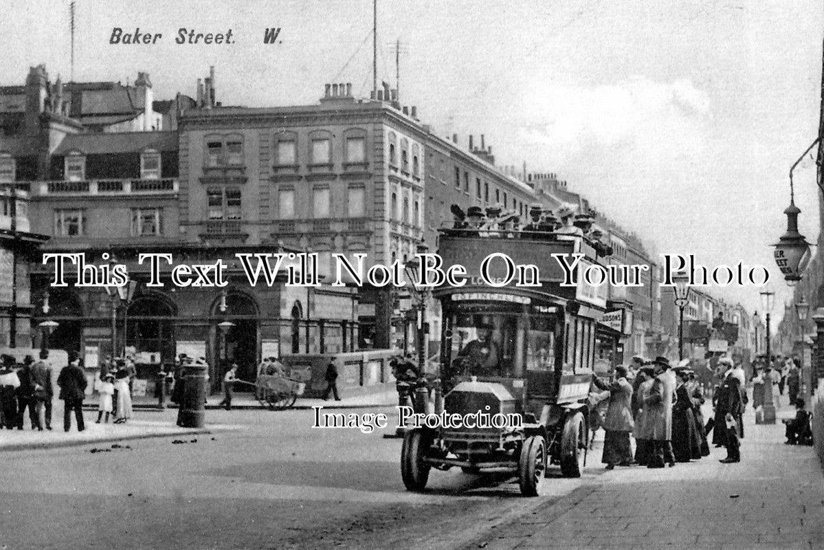 LO 345 - Marylebone Baker Street, London c1907