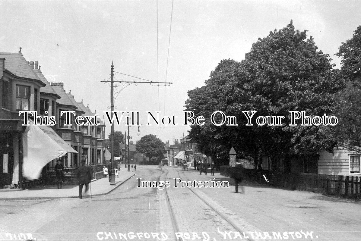 LO 3570 - Chingford Road, Walthamstow, London c1912