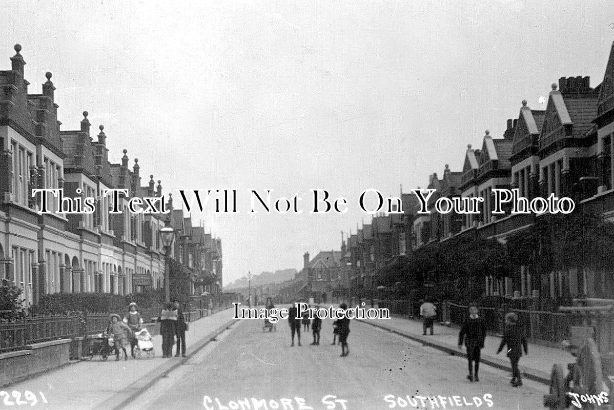 LO 3572 - Clonmore Street, Southfields, Wandsworth, London c1915