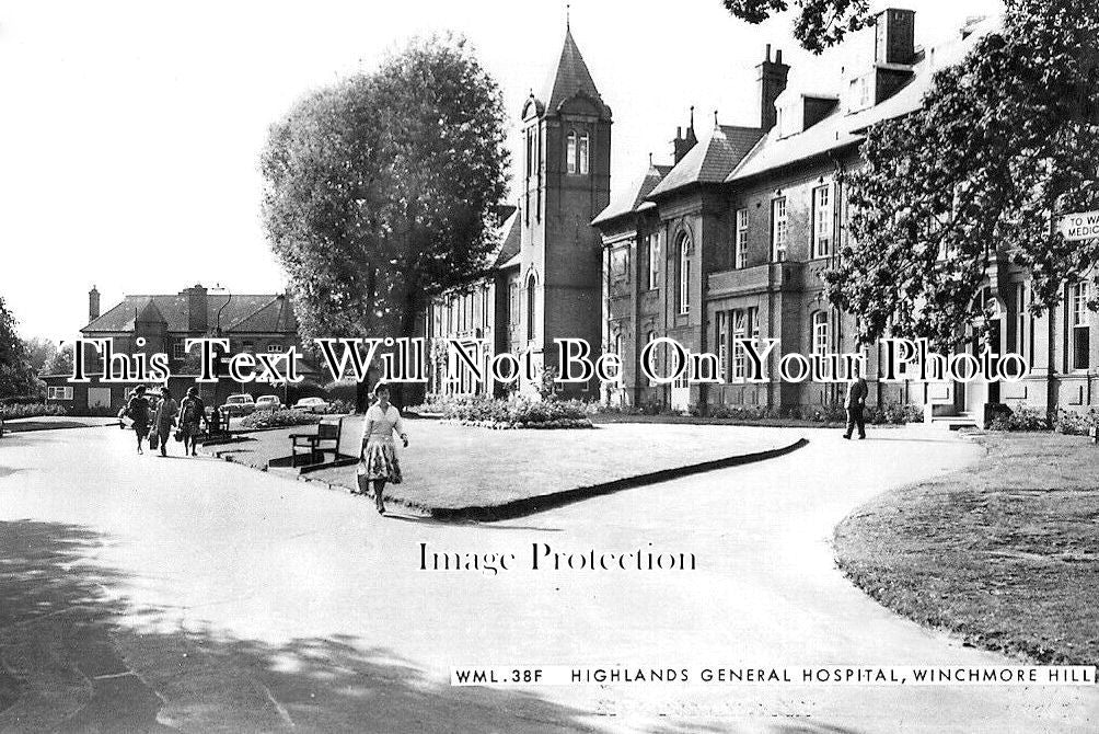 LO 3676 - Highlands General Hospital, Winchmore Hill, London