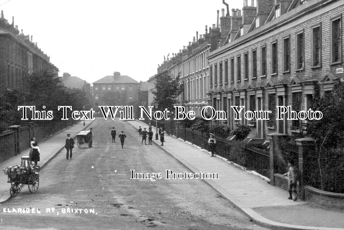 LO 3712 - Claribel Road, Brixton, London c1912