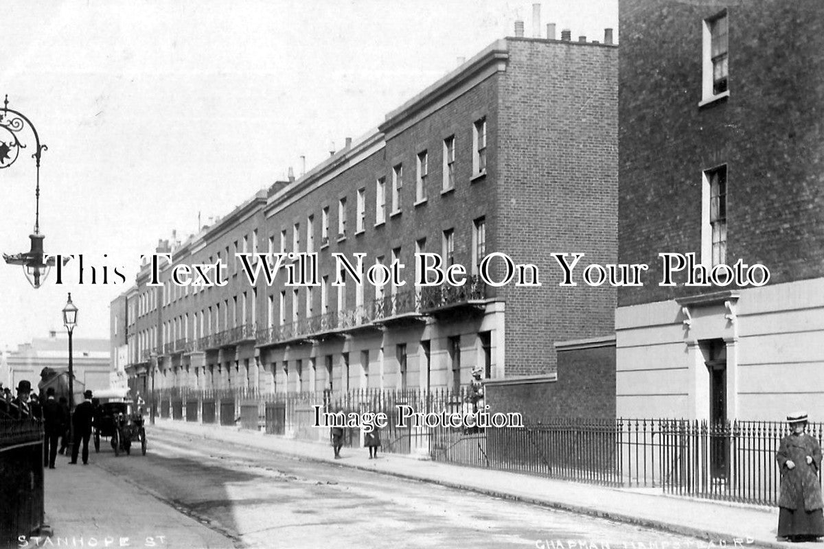 LO 374 - Stanhope Street, Kings Cross, London c1906