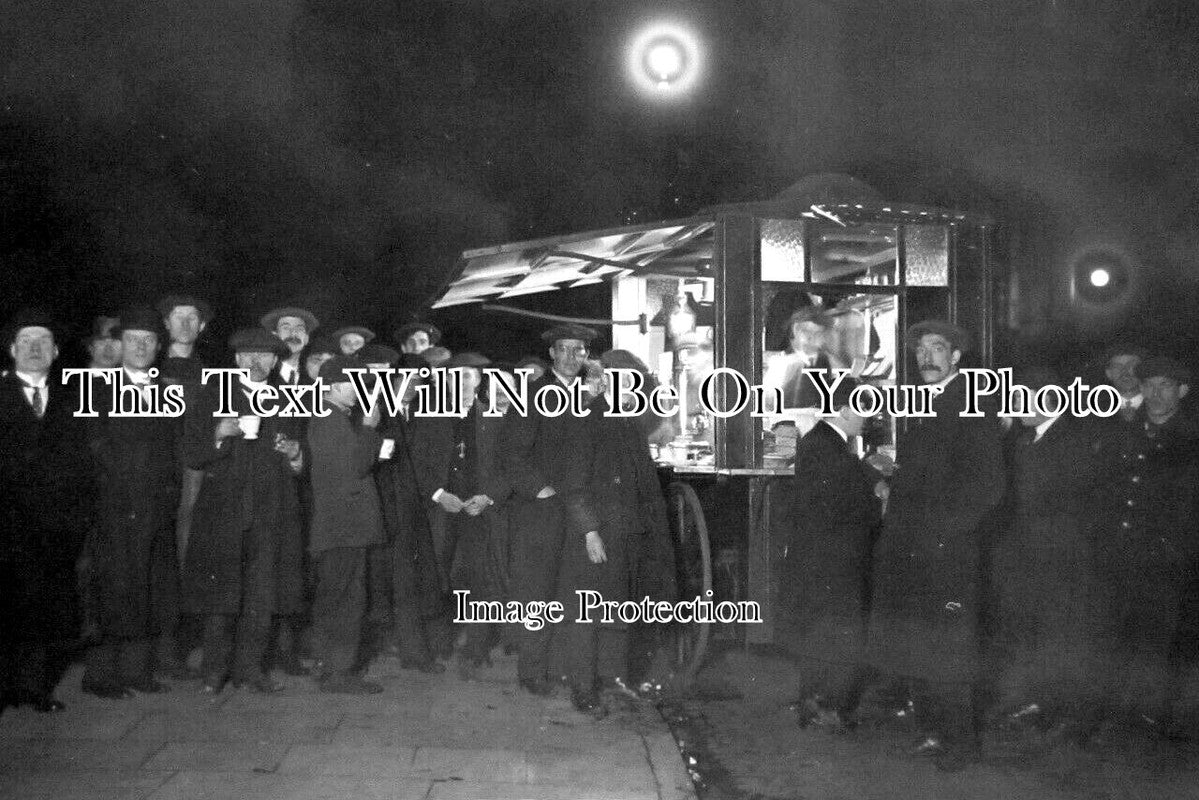 LO 3837 - A Coffee Stall, London Life
