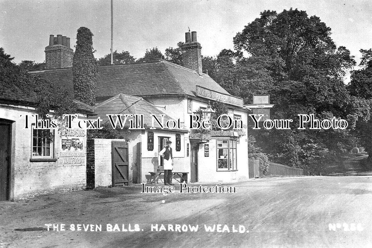 LO 3892 - The Seven Balls Pub, Harrow Weald, London