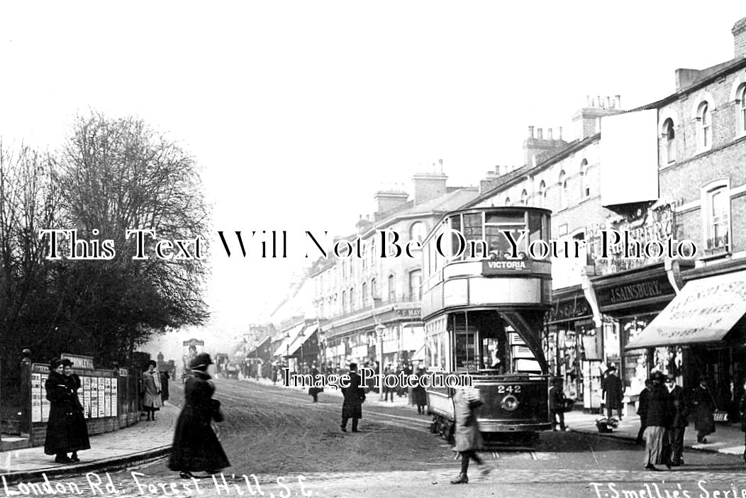 LO 3903 - London Road, Forest Hill, London c1908