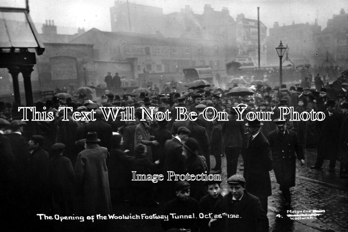 LO 3921 - Opening Of The Woolwich Footway Tunnel, London c1912