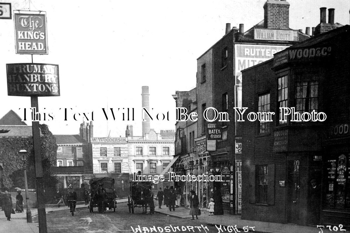 LO 3950 - Wandsworth High Street, London c1914