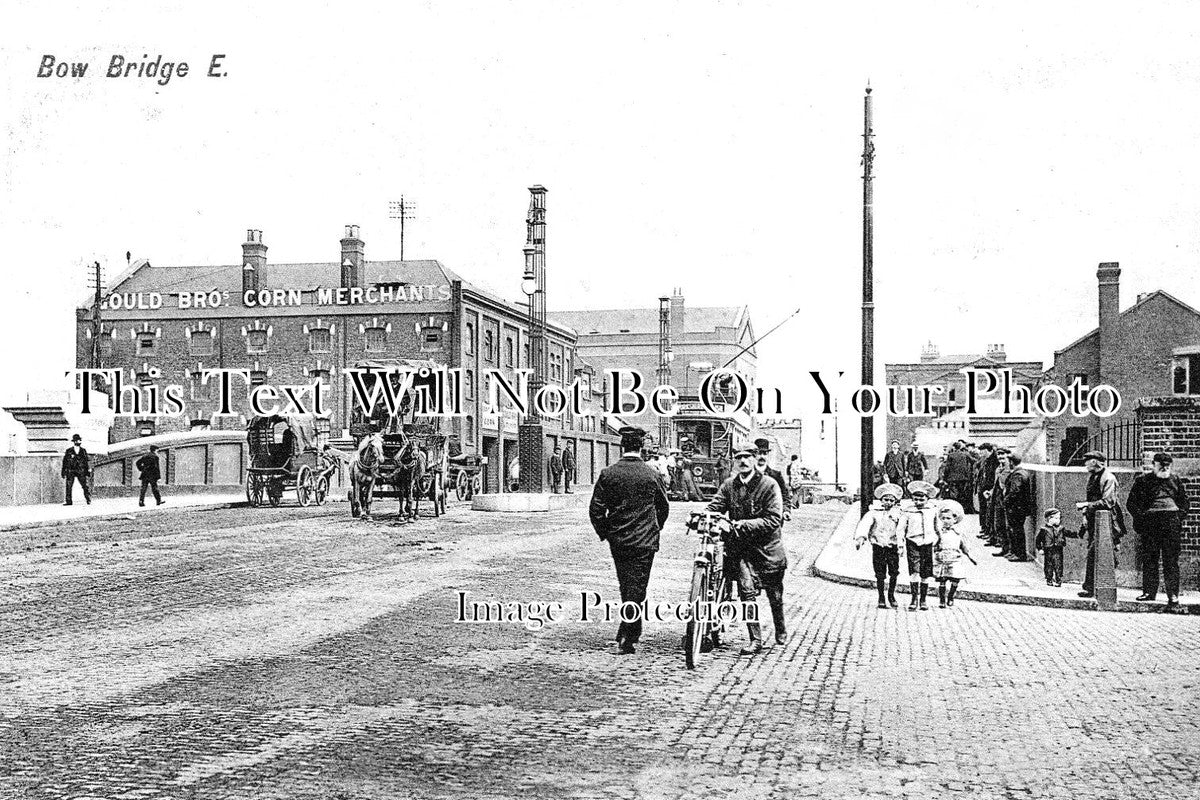 LO 4005 - Bow Bridge, Tower Hamlets, London c1907