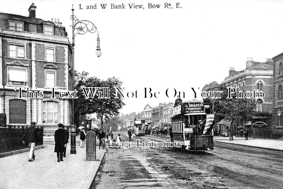 LO 4006 - Bow Road, Tower Hamlets, London c1907