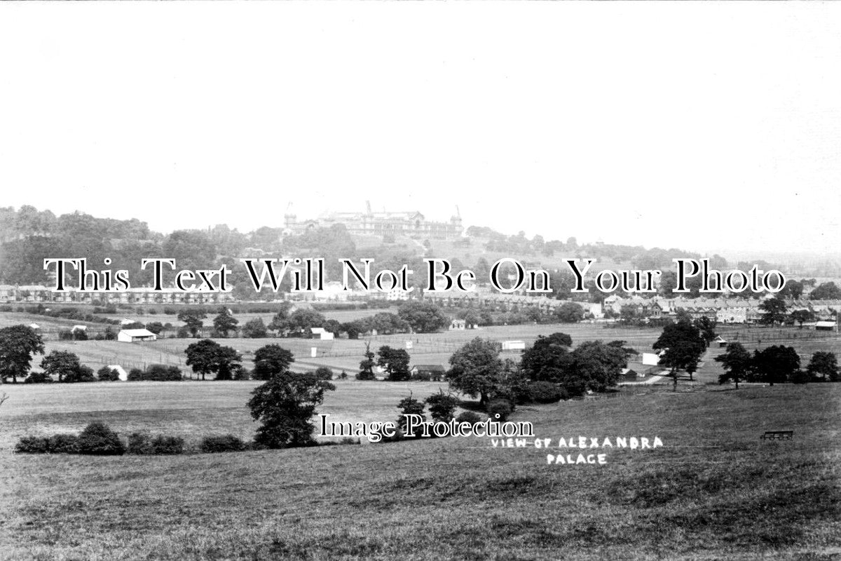 LO 4271 - View Of Alexandra Palace, London