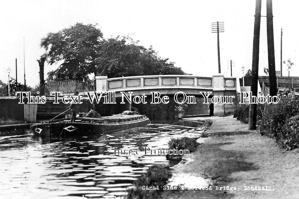LO 4367 - Canal Side & Norwood Bridge, Southall, London