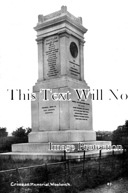 LO 4382 - Crimean Memorial, Woolwich, London