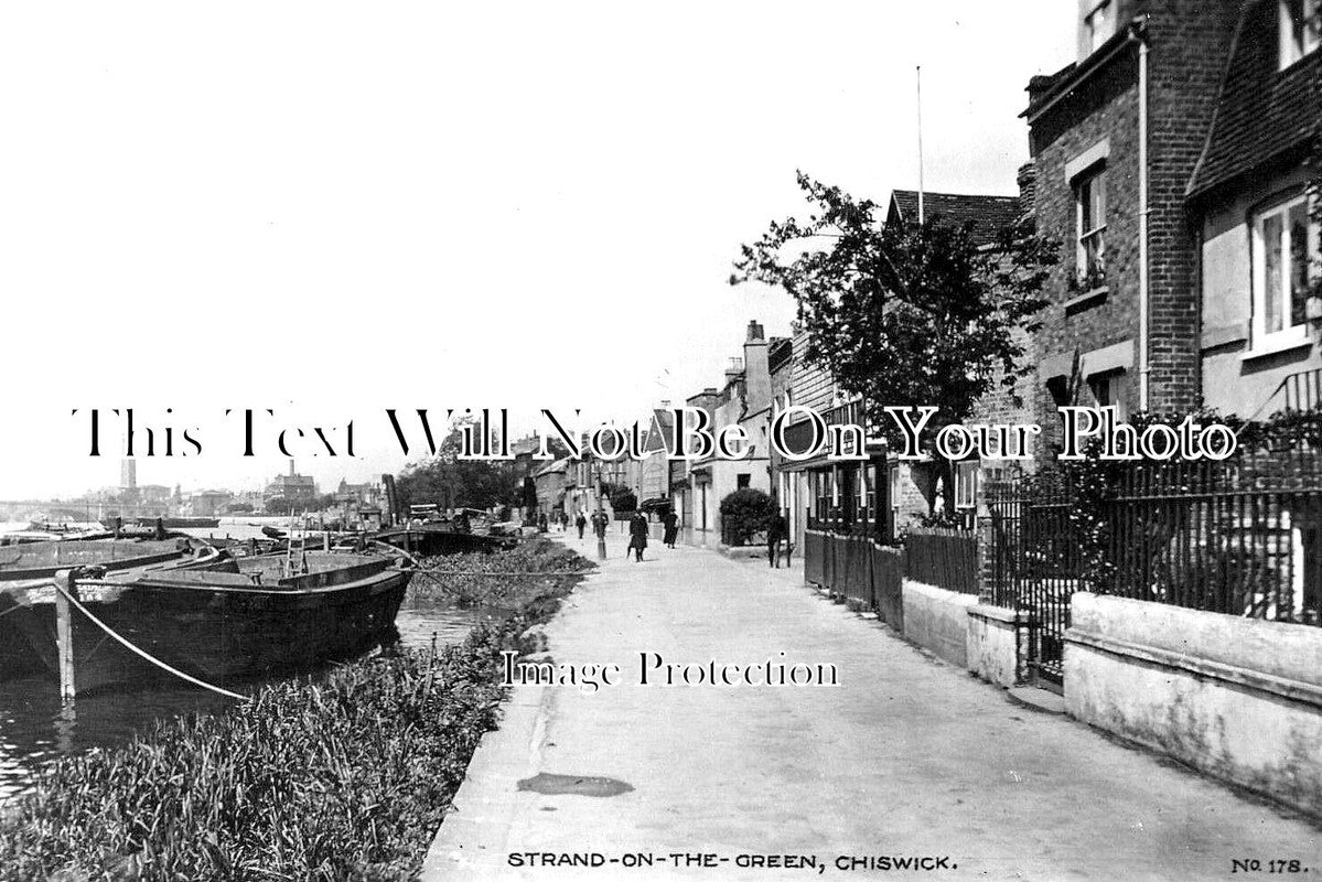LO 4459 - Strand On The Green, Chiswick, Hounslow, London c1920