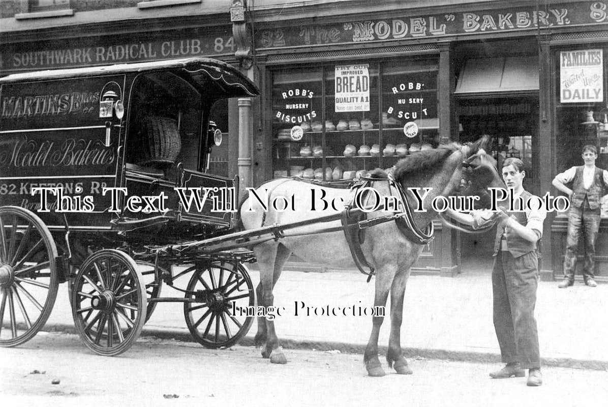 LO 4704 - The Model Bakery, Bermondsey, Southwark, London c1915