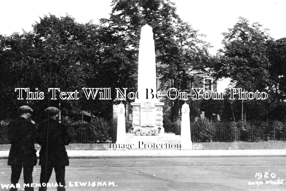 LO 4748 - War Memorial, Lewisham, London c1920