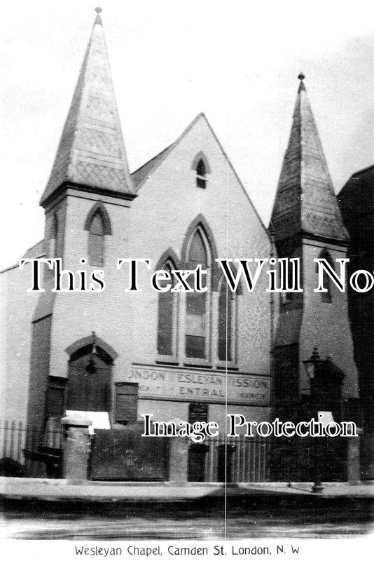 LO 4813 - Wesleyan Chapel, Camden Street, Camden Town, London