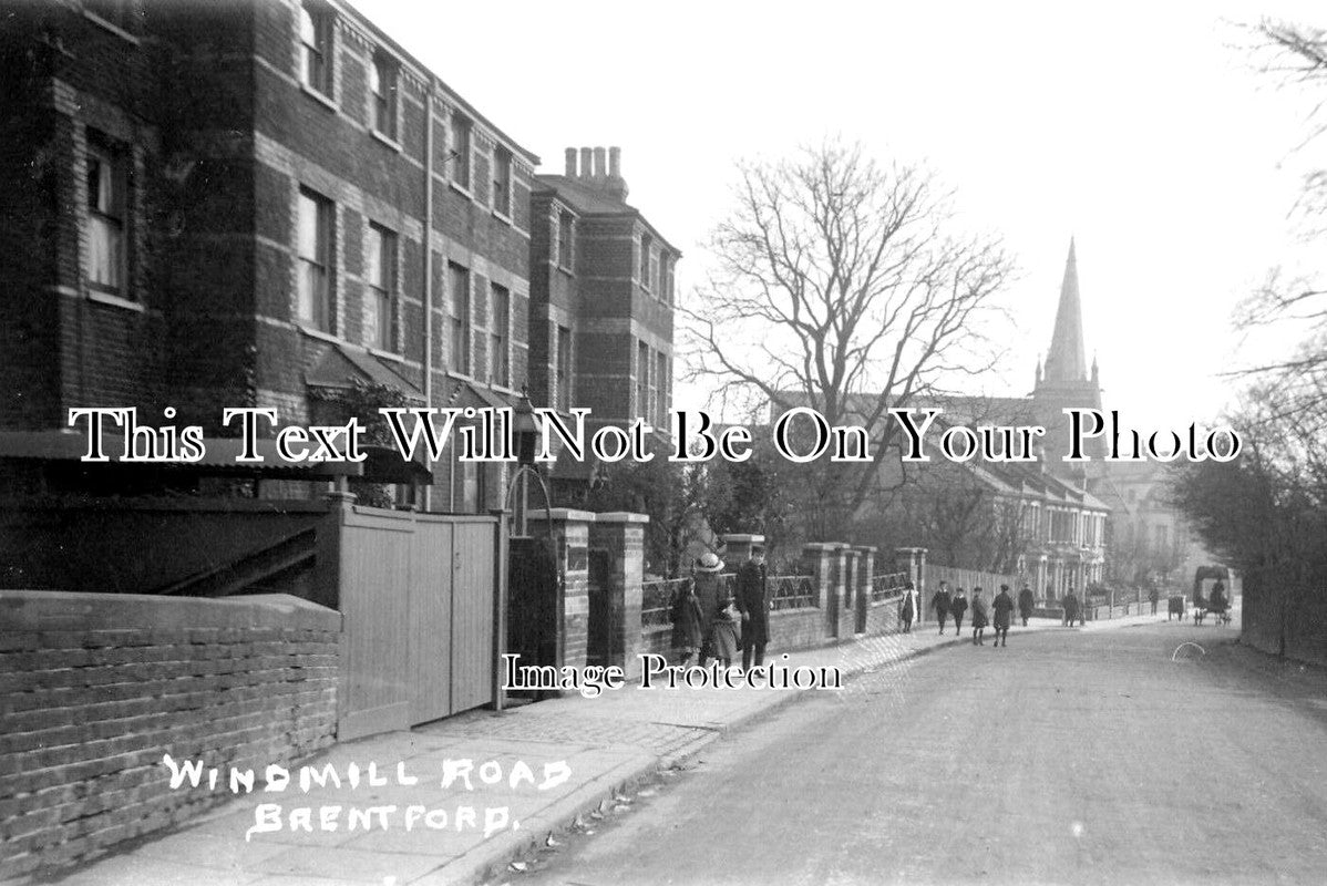 LO 4847 - Windmill Road, Brentford, Hounslow, London c1913