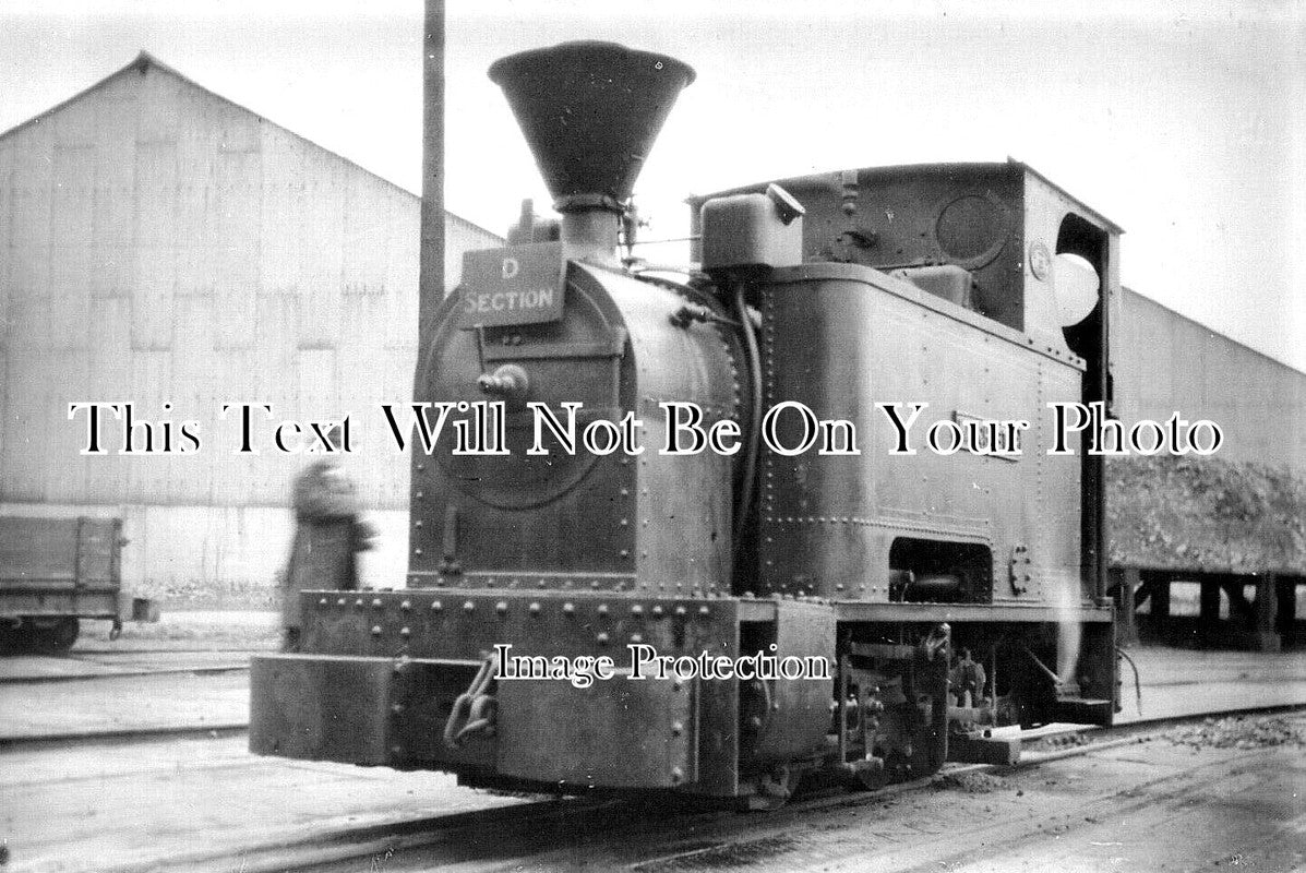 LO 4954 - Woolwich Royal Arsenal Small Gauge Railway Engine Locomotive 1932