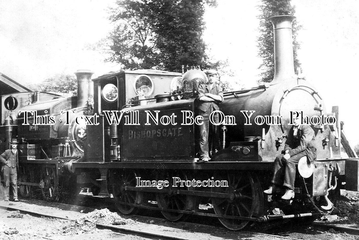 LO 5032 - Bishopgate Steam Engine Locomotive, London