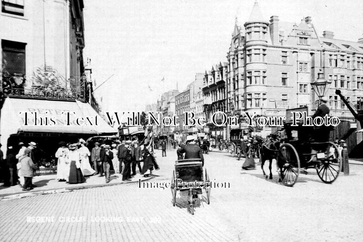 LO 508 - Regent Circus Looking East, London
