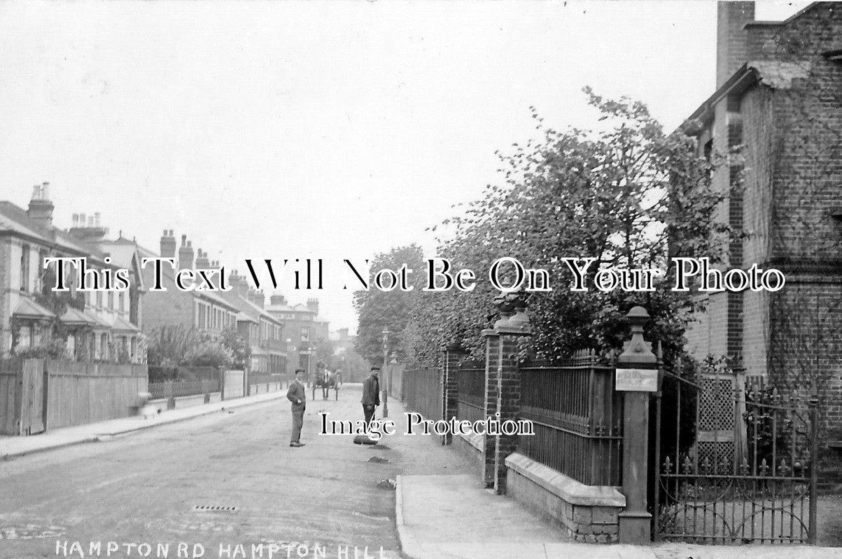 LO 511 - Hampton Road, Hampton Hill, Richmond On Thames, London c1907