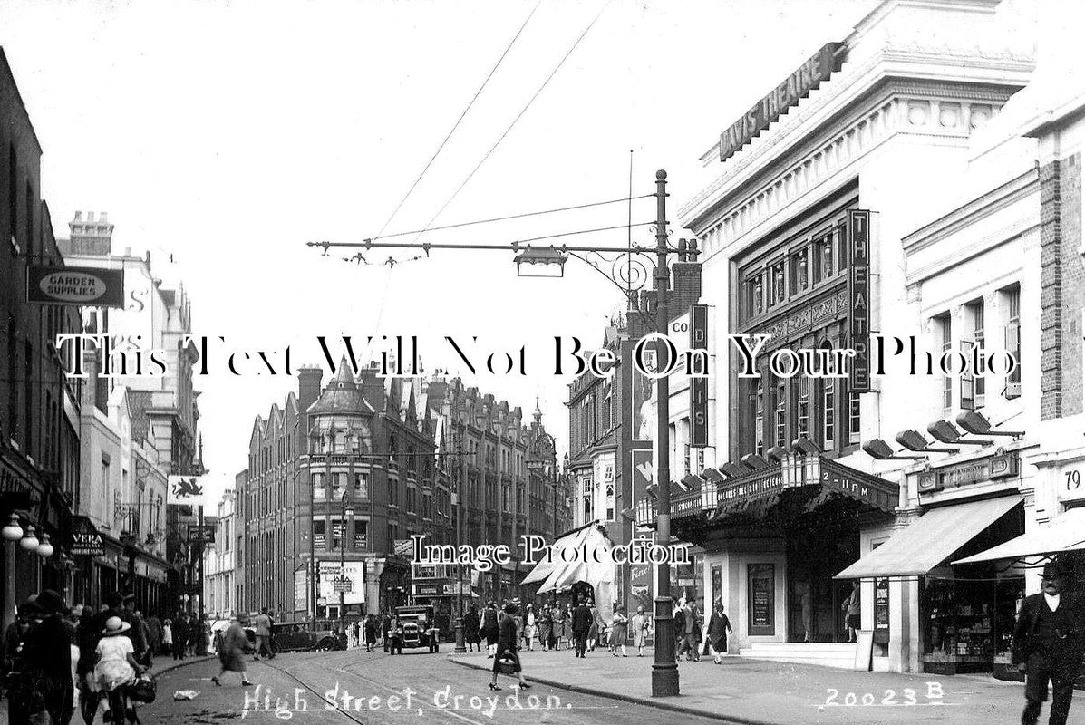 LO 5145 - High Street, Croydon, London c1938