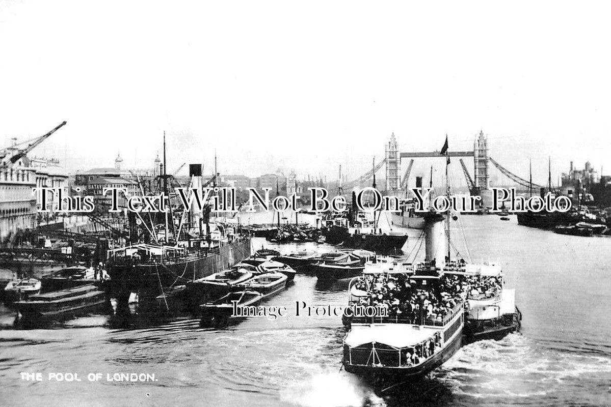 LO 5238 - The Pool Of London, Tower Bridge, River Thames