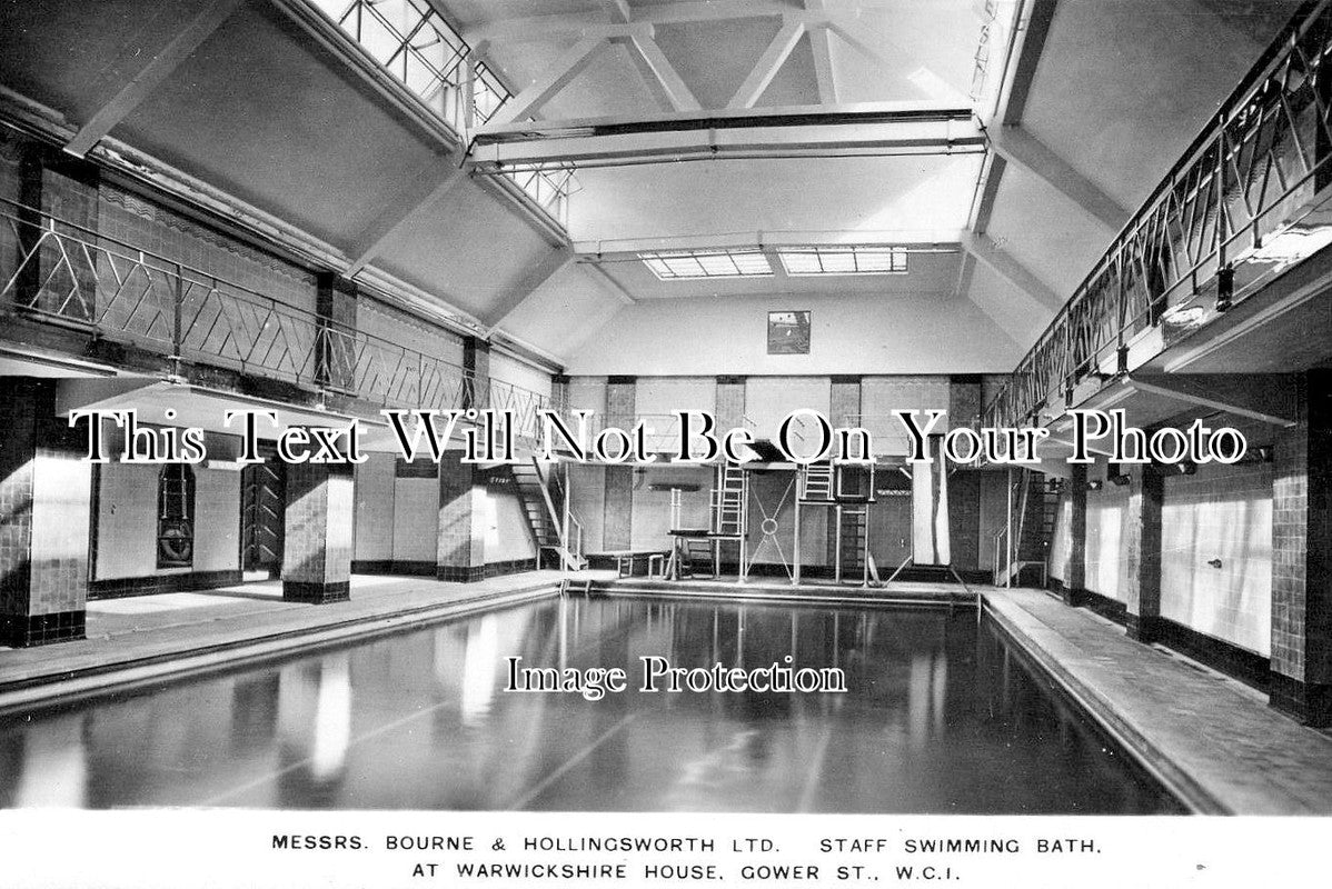 LO 5243 - Bourne & Hollingsworth Staff Swimming Pool, Gower Street