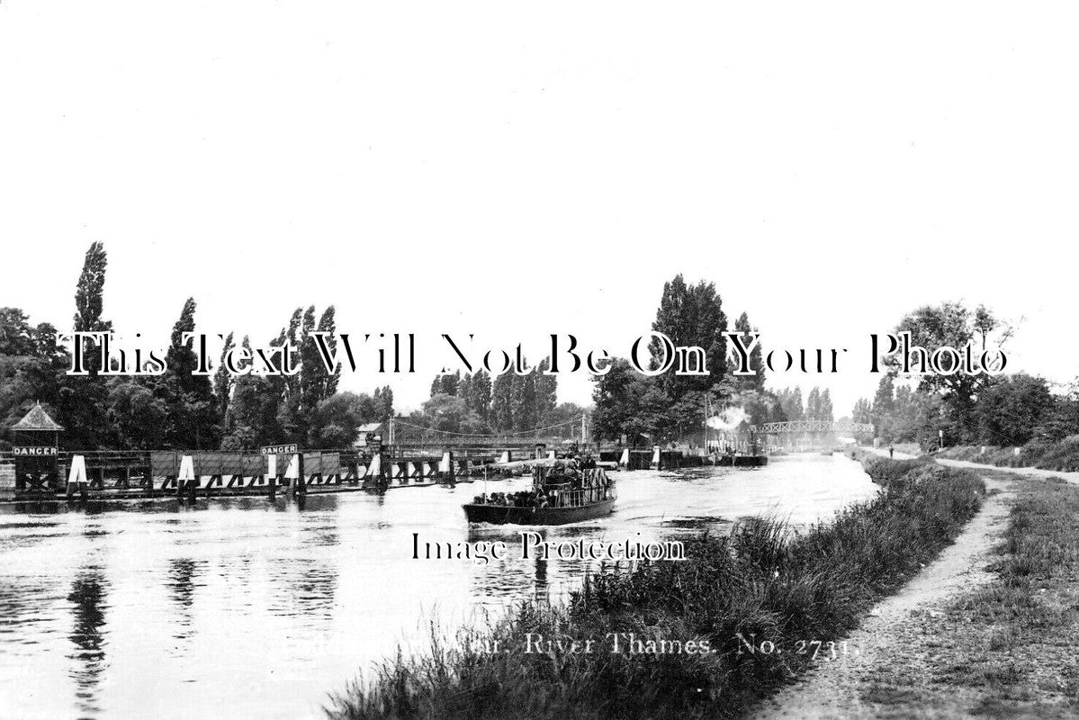 LO 5265 - The River Thames At Teddington, Middlesex, London c1928
