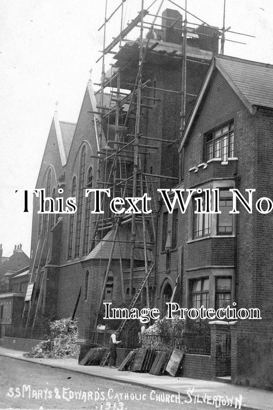 LO 535 - S S Mary's & Edward's Catholic Church, Silvertown, London