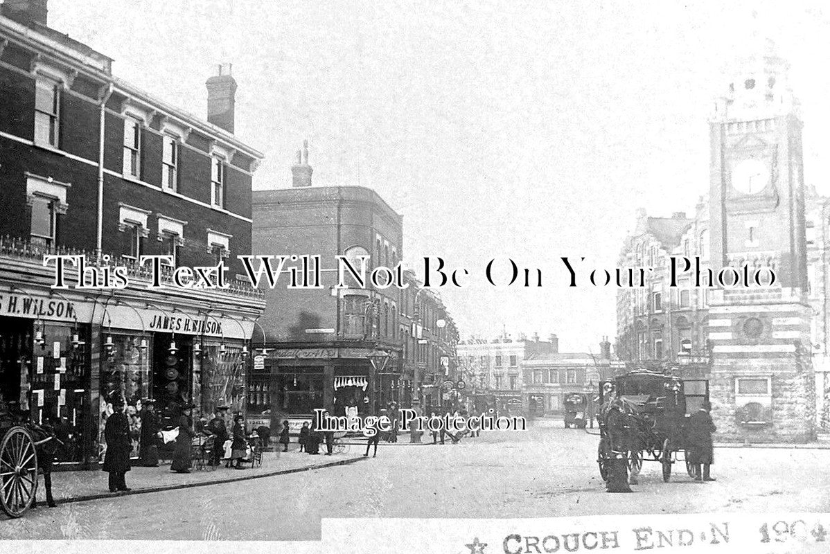 LO 5484 - Crouch End, London c1904