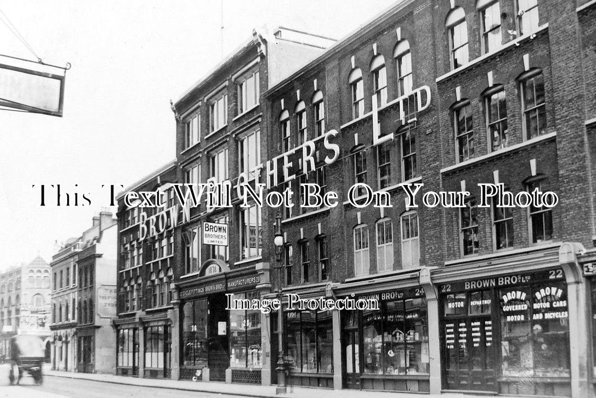 LO 567 - Brown Brothers Ltd, Great Eastern Street, London