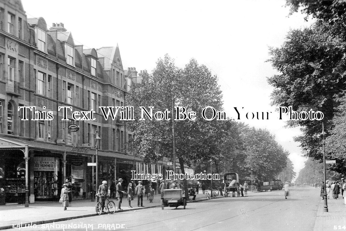 LO 5681 - Sandringham Parade, Ealing, London c1924