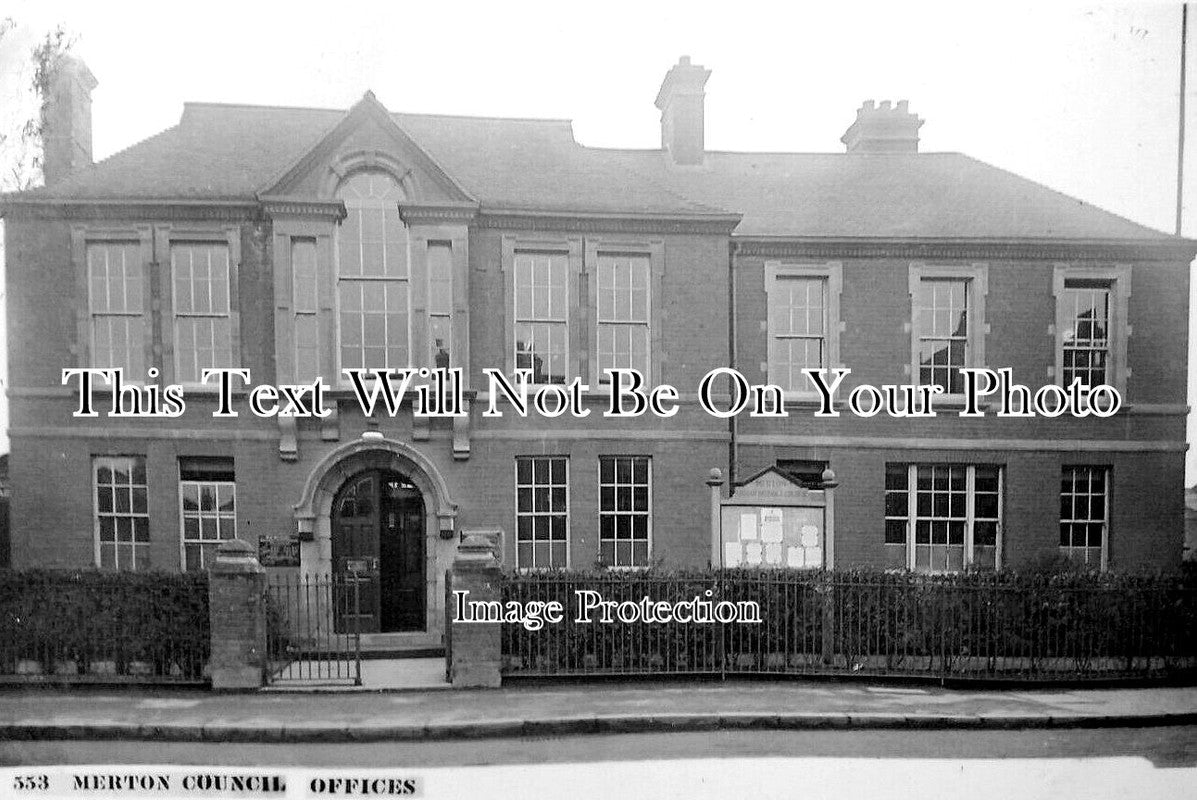 LO 5713 - Merton Council Offices, London c1910