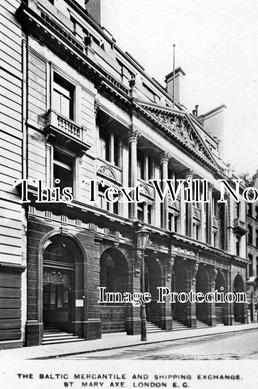 LO 5807 - The Baltic Mercantile & Shipping Exchange, St Mary Axe, London