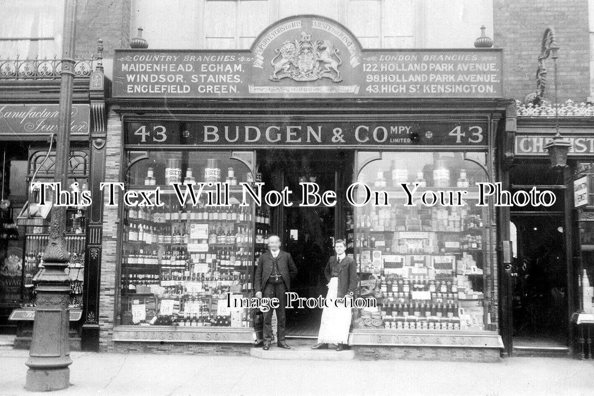 LO 5834 - Budgen & Co Shop, Kensington, London
