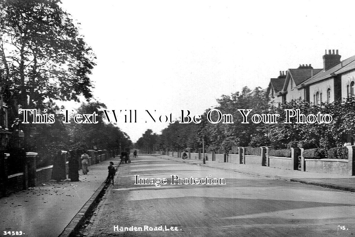 LO 5876 - Handen Road, Lee, London c1914