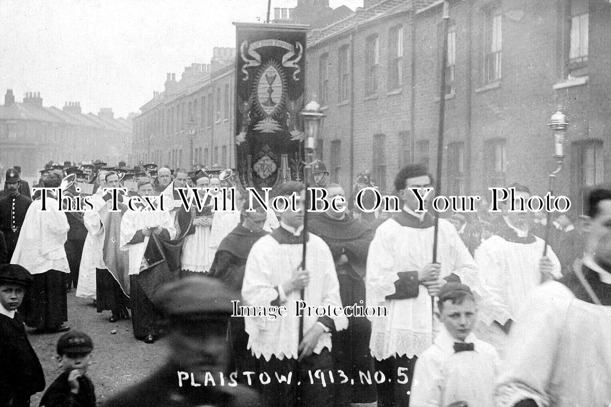 LO 5877 - Plaistow Religous March, London 1913