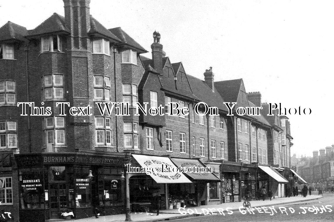 LO 5915 - Golders Green Road, Barnet, London c1919