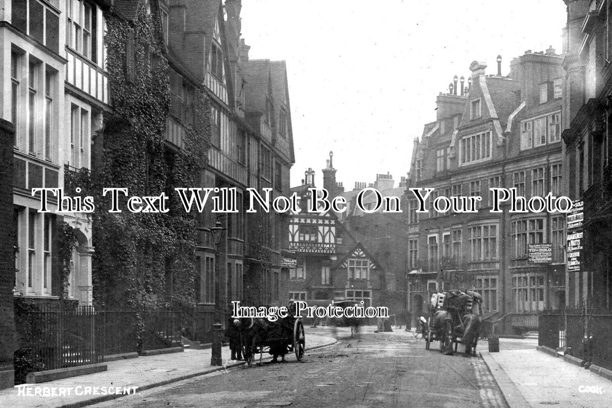 LO 5939 - Herbert Crescent, Chelsea, London c1910