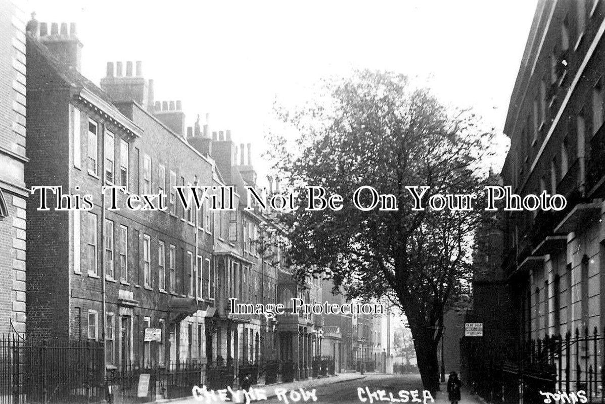 LO 5986 - Cheyne Row, Chelsea, London c1910