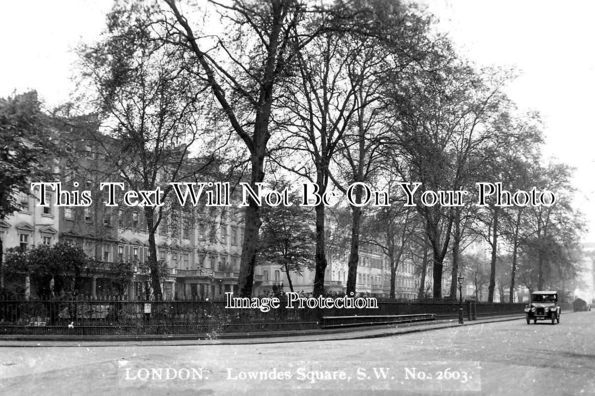 LO 5994 - Lowndes Square, Chelsea, London c1915