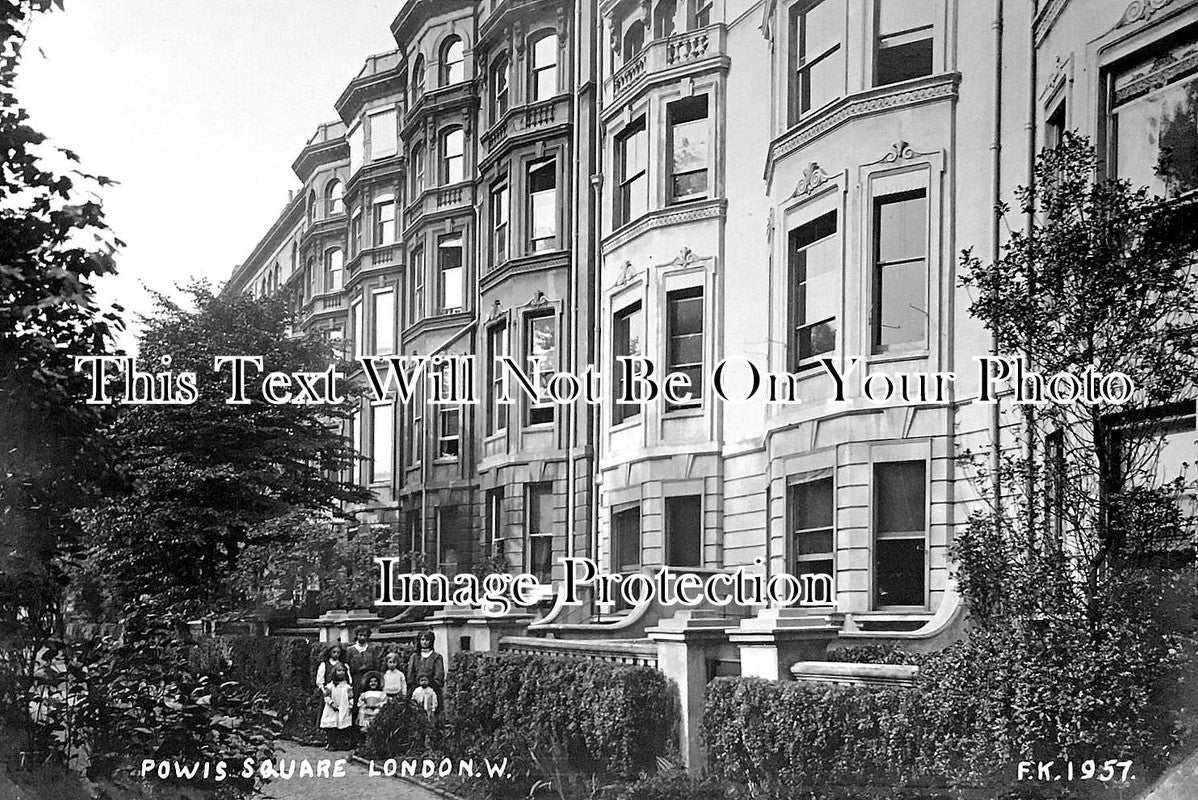 LO 6161 - Powis Square, Notting Hill, London c1905