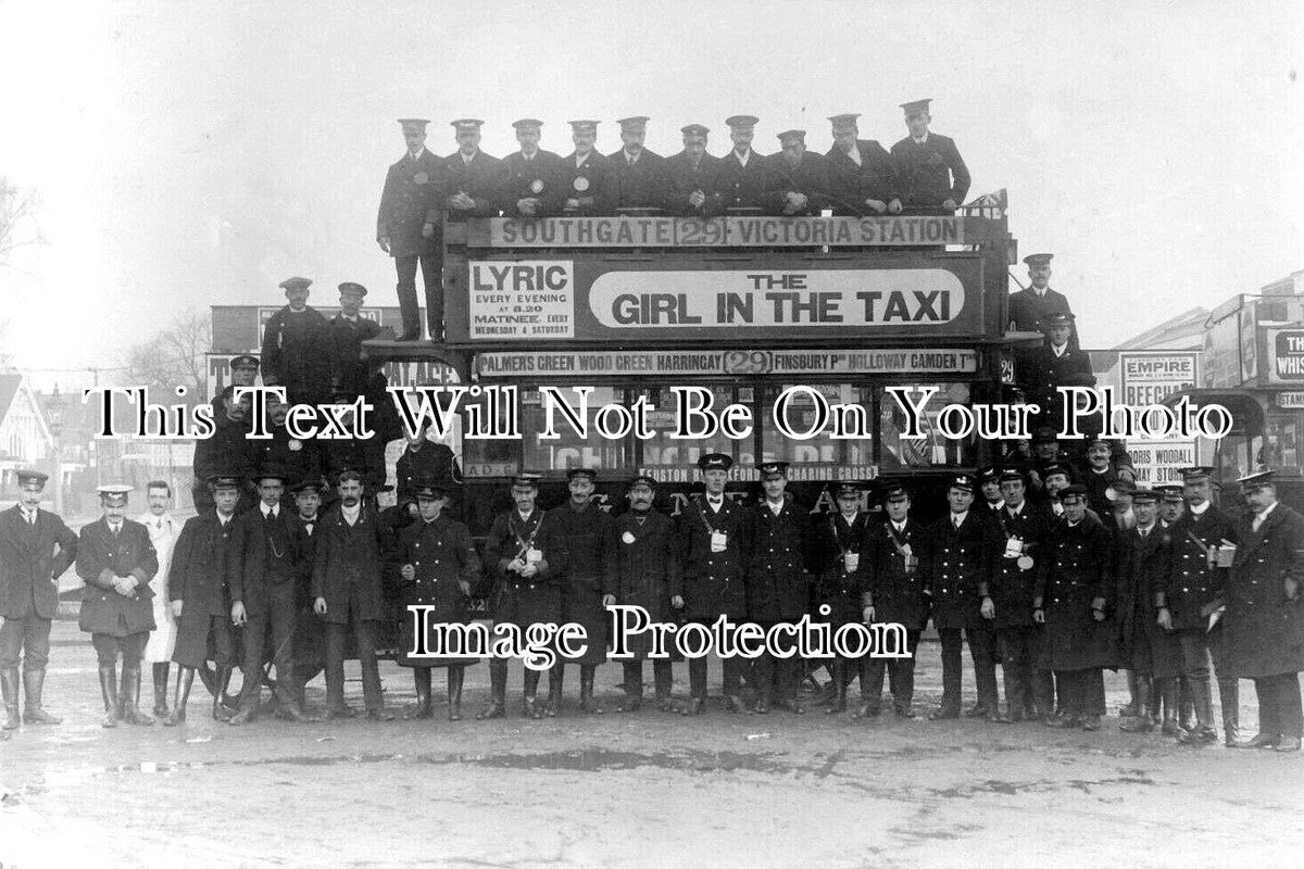 LO 6163 - Wood Green & Haringey Vintage Motor Bus, London c1912